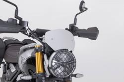 Windschild. Silbern. Triumph Scrambler 400 X (23-). Windschild. Silbern. Triumph Scrambler 400 X (23-).