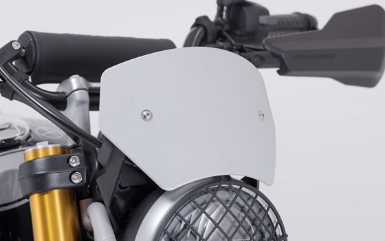 Windschild. Silbern. Triumph Scrambler 400 X (23-). - Bild 3