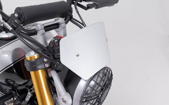 Windschild. Silbern. Triumph Scrambler 400 X (23-). - Bild 5