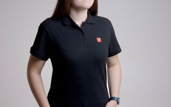 Polo-Shirt. Core Line. Schwarz. Damen. Größe XL. - Bild 1
