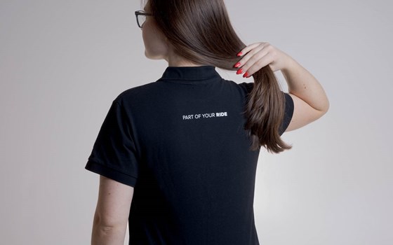 Polo-Shirt. Core Line. Schwarz. Damen. Größe XXL. - Bild 3