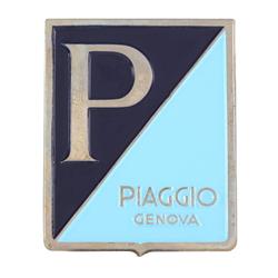 Emblem "PIAGGIO GENOVA" für Vespa 150 VL3T/VB1T/VS2-4T