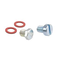 Schrauben Kit Öleinlass/Ölablass M8 mm, Zylinderkopf, Schlitz/Sechskant, SW11 für Vespa PX80-200/PE/Lusso/T5/Cosa (2)