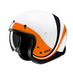 Helm HJC V31, weiß matt/orange, Gr. XS, 54-55 cm Jethelm
