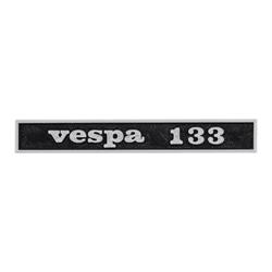 Schriftzug VESPTEC Vespa 133 Heck hinten für Vespa 50 R, V5A1T 828604 ->