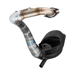 Rennauspuff DEXTER Modern Box 28 W1R, Stahl für Vespa PK50-125/S/XL/XL2