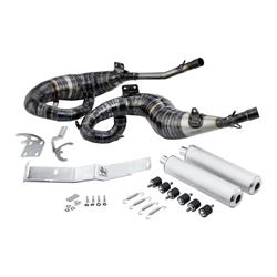 Rennauspuff SCOOTERTHEFERO Chimera Expansion 2 in 2, Stahl für Lambretta 125 LI/LIS/DL/GP/150 LI/LIS/SX/DL/GP/175 TV 2°-3°/200 TV/SX/DL/GP