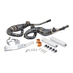 Rennauspuff SCOOTERTHEFERO Chimera Expansion 2 in 2, Stahl für Lambretta 125 LI/LIS/DL/GP/150 LI/LIS/SX/DL/GP/175 TV 2°-3°/200 TV/SX/DL/GP