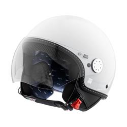 Helm PIAGGIO Vespa Visor 4.0, weiß glänzend, Montebianco 544, Gr. L1, 59cm Jethelm
