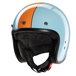 Helm REDBIKE RB 801 GASOLINE, hellblau/orange, Gr. M, 57-58 Jethelm