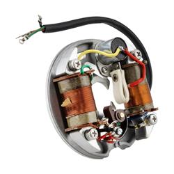 Zündgrundplatte SIP 6V/15W, verstärkte Lichtspule für Vespa 50 R 2° /Special V5B1T 2°/V5B3T ohne Bremslicht