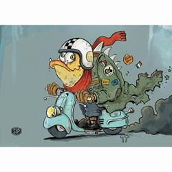 Postkarte SIP mit Motiv mit "PATINAMONSTER"