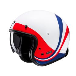 Helm HJC V31, weiß matt/rot, Gr. S, 55-56cm Jethelm