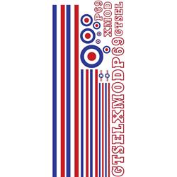 Aufkleberdekorset SIP mit Motiv "MOD"