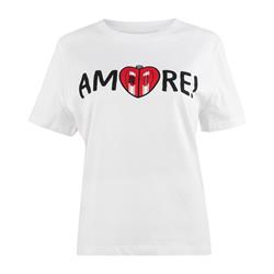 T-Shirt SIP AMORE mit Herz aus "Vespa" Seitenhauben Größe: M für Frauen