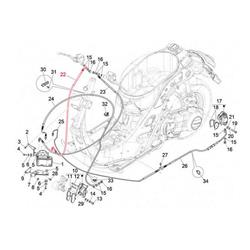 Bremsleitung PIAGGIO, vorne für Vespa GTS/GTS Super 125/310ccm (2023-)