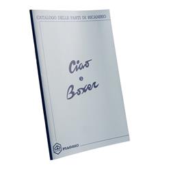 Ersatzteilkatalog Piaggio CIAO und BOXER 1970
