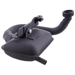 Rennauspuff SIP Road, Stahl schwarz für Vespa 150 GS VS2-5T, 1956-1961