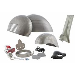 Rahmenkit "GS160 Style", Metall geölt unlackiert für Vespa PX80-200 E Lusso/ '98/MY/T5/LML/LML Star