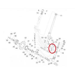 Gabelverkleidung PIAGGIO 676187 für Vespa 946 3V i.e. 125ccm