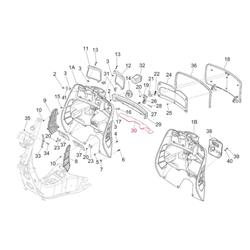 Abdeckung Gepäckfach PIAGGIO für Vespa GTS/GTS Super/GTV/GT 60/GT/GT L 125-300ccm