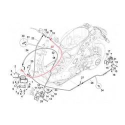 Bremsleitung PIAGGIO, für Bremse hinten oben für Vespa GTS/GTS Super 125/300/310ccm (2023-)