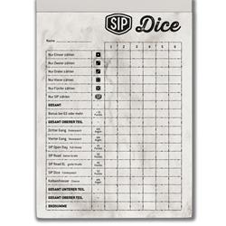 Schreibblock SIP Dice Würfelspiel