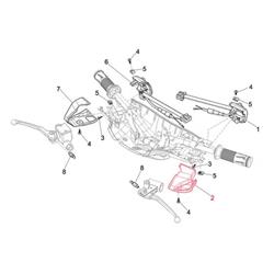 Abdeckung PIAGGIO vorne, Schaltereinheit für Vespa Sprint 50-125ccm Justin Bieber