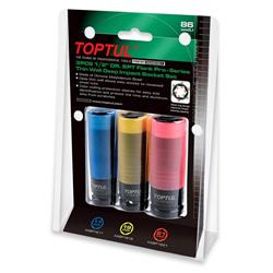 Stecknusssatz TOPTUL für Schlagschrauber 1/2"