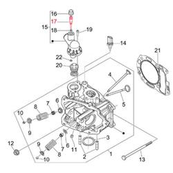 Entlüfterschraube Thermostatdeckel, PIAGGIO für Vespa GTS/GTS Super/GTV 300ccm HPE (`18-)