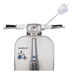 Standard Spiegel CUPPINI zur Montage am Lenkerunterteil links oder rechts für Vespa alle Modelle Klassik