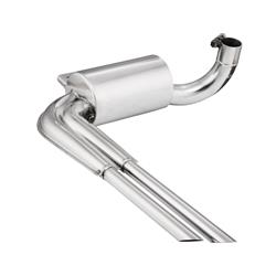 Rennauspuff "Replika Sport", Edelstahl poliert für Vespa 125 VM1-2T/VN1-2T/150 VB1T/VL1-3T