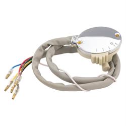 für Lambretta 125 LD/150 LD Hupenknopf: rund, rund, 7 Kabel, poliert, Note 2 - gute Reparatur