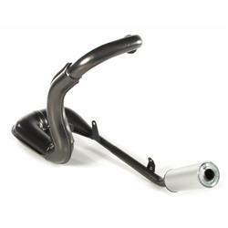 Rennauspuff POLINI 200.2060, Stahl schwarz, Dämpfer: Aluminium Farbe (ESD): silber für Vespa 50/N/L/R/S/Special/SR/SS