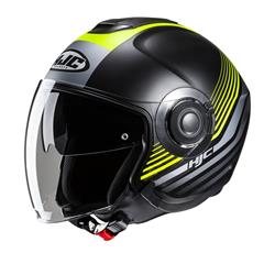 Helm HJC i40N DOVA, schwarz/gelb, Gr. M, 57-58 cm Jethelm