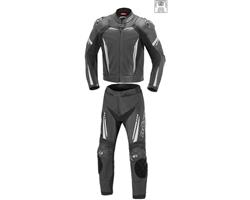 BÜSE Lederkombi Imola schwarz/ weiß 2-tlg.