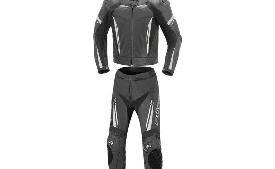 BÜSE Lederkombi Imola schwarz/ weiß 2-tlg. Bild 1: BÜSE Lederkombi Imola schwarz/ weiß 2-tlg.