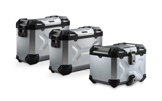 Adventure Set TRAX ADV. Silbern. Honda NC750X / NC750S (16-). - Bild 1 Adventure Set TRAX ADV. Silbern. Honda NC750X / NC750S (16-). - Bild 1