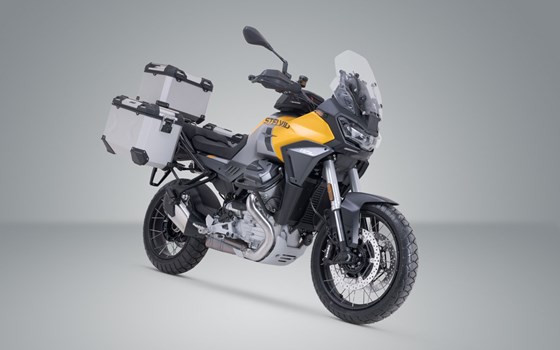 Adventure Set TRAX ADV. Silbern. Moto Guzzi Stelvio (23-). - Bild 2