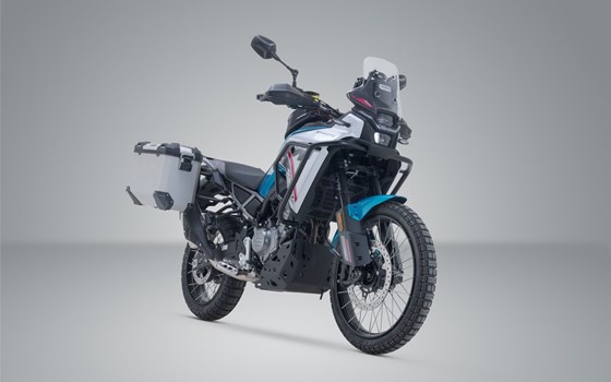 TRAX ADV Alukoffer-System. Silbern. 45/37 l. CFMoto 450MT (23-). - Bild 2