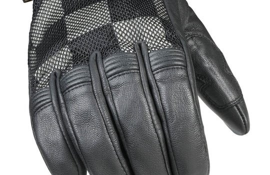 CHECKERBOARD MESH GLOVES - Bild 2