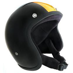 Helm BANDIT Race Jet, schwarz/orange, Gr. M Jethelm