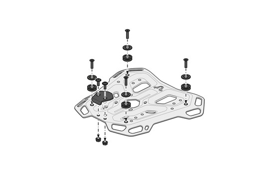 ADVENTURE-RACK Gepäckträger. Schwarz. R 1300 GS Adv (24-). Für OEM-Kunstst-GPB. - Bild 4