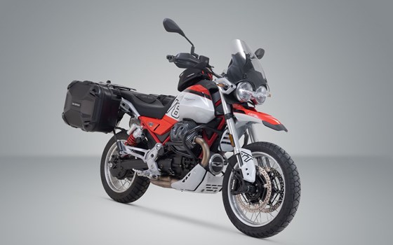 DUSC Hartschalenkoffer-System. Schwarz. 33/41 l. Moto Guzzi V85 TT/ Strada (24-). - Bild 2