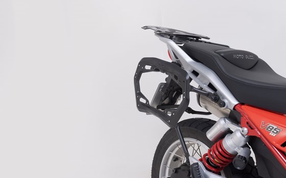 DUSC Hartschalenkoffer-System. Schwarz. 33/41 l. Moto Guzzi V85 TT/ Strada (24-). - Bild 3
