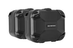 DUSC Hartschalenkoffer-System. Schwarz. 33/41 l. Moto Guzzi V85 TT (19-23).