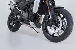 Bugspoiler. Schwarz/Silbern. Husqvarna Svart-/Vitpilen 801.