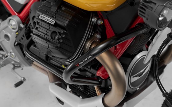 Sturzbügel. Schwarz. Moto Guzzi V85 TT/Travel/Strada (19-). - Bild 5