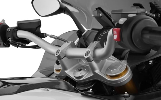 Rohrlenker - silber - vorgebohrt - Bild 2