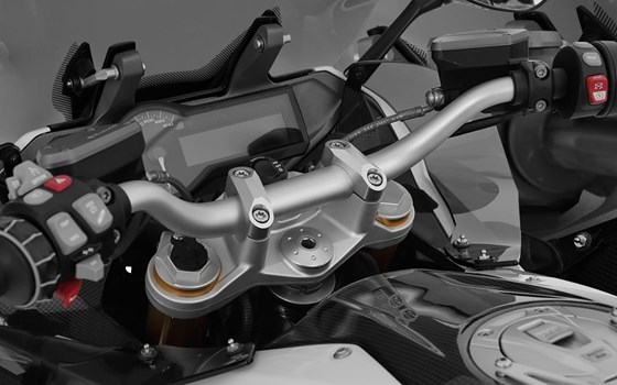 Rohrlenker - silber - vorgebohrt - Bild 3